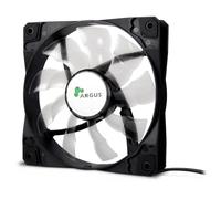 Ventilador de PC Inter-Tech Argus L-12025 - 120 mm, 1200 RPM, 59.46 cfm, Rodamiento de fluido, Compatible con ordenador de escritorio