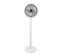 Ventilador de pedestal oscilante silencioso de 360°, 5 ajustes de velocidad, funcionamiento de susurro de 20 dB, extensible de 28 a 86,5 cm de altura, ventilador inalámbrico USB-C de 4000 mAh para