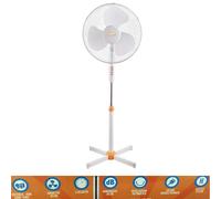 Ventilador De Pie 125Cm Regulable 3 Velocidades Palas 40Cm 45W Vinco