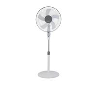 Ventilador de pie aluminio color blanco serie belmonte 43cm