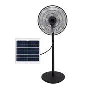 Ventilador de pie aluminio color negro serie rialto 40cm