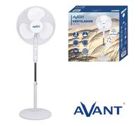 Ventilador de pie avant 45w con mando - base redonda