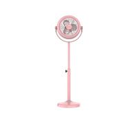 Cecotec Ventilador de Pie Retro EnergySilence 250 ClassicStyle Pink. 25W, Diámetro de 10", 3 Aspas Aerodinámicas, Inclinación Ajustable, 2 Velocidades, Diseño Elegante Color Rosa