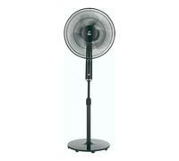 FM Calefacción - Ventilador de pie P-420 BLACK 40 cm 40W 3 velocidades oscilante temporizador