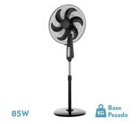 Abrila Granizo Negro - Ventilador De Pie 220-240 V
