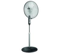 Ventilador De Pie Greyhound SV45-8 Negro Con Mando A Distancia Y Oscilación