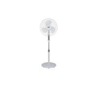 Ventilador de pie metal color blanco serie etesio 43cm