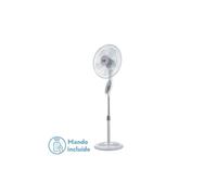 Ventilador de pie metal color blanco serie floxo 45cm