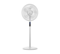 Ventilador de pie metal color blanco serie icono 44cm