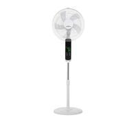 Ventilador de pie metal color blanco serie rodium 43cm