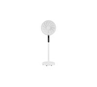 Ventilador de pie metal color blanco serie torbellino 41cm