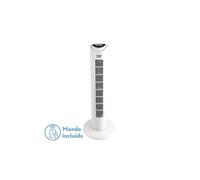Fabrilamp ventilador de torre tuka blanco 3 vel 50w c/remoto oscilante