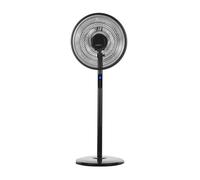 Ventilador de pie metal color negro serie icono 44cm