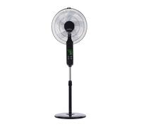 Ventilador de pie metal color negro serie rodium 43cm