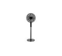 Ventilador de pie metal color negro serie torbellino 41cm