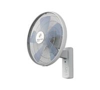 Ventilador de pie QUO 40 cm 55W 5 aspas Blanco/Azul con mando a distancia