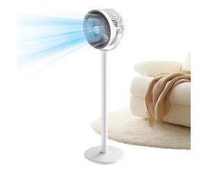 Ventilador De Pie Ventilador De Mesa Recargable Inalámbrico De Altura | Ventilador eléctrico de 5 velocidades para dormitorio dormitorio sala de estar oficina interior exterior camping