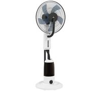 Ventilador de Pie Welltin HOMCOM 90W 3 Velocidades Nebulizador Oscilante con Ruedas