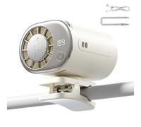 Ventilador de pinza personal - Dispositivo de verano con pantalla LED y rotación | Ventilador portátil USB con clip | para hombre, mujer, niños, desplazamientos, camping, golf, playa