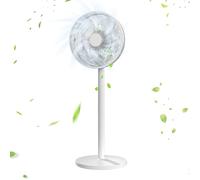 Ventilador de piso: adecuado para una variedad de ambientes interiores, espacios compartidos de pisos extremadamente y potentes talleres y espacios creativos. Ventilador de 3 pasos |