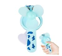 Ventilador de prensa manual - Mini ventilador de refrigeración manual de mano para niños | Dispositivo de enfriamiento portátil sin batería, sin carga, para acampar, Picnic, viajes, del calor