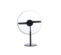 Ventilador de proyección hologramas 3D, Reproductor luz holográfica LED Escritorio 30 cm, máquina exhibición Publicidad Amplio ángulo de visión(Transparent)