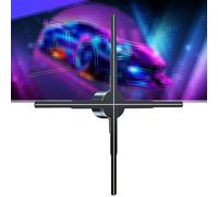 Ventilador de proyector holográfico, máquina de Publicidad holográfica 3D con resolución 2000 * 1152, transmisión WiFi, Control Remoto, Adecuado para centros comerciales/Estaciones