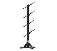 Ventilador de proyector Holograma 3D, 4 Uds., 45cm, con Soporte, Pantalla Publicidad Led, lámpara holográfica, Regalos Vacaciones, Empalme Amplio ángulo de visión