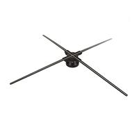 Ventilador de Publicidad de Holograma 3D, Ventilador de Holograma 3D Pantalla de Publicidad de Ventilador LED de Ojo Desnudo 1600P 4 Hojas 1024 Cuentas de LED 85 Cm de Diámetro, para Tienda Tienda