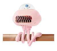 Ventilador de pulpo genérico | Ventilador de cochecito portátil | Mini ventilador recargable | Ventilador de silicona flexible para cuna y oficina | Ventilador de mesa con trípode de problema FEXI