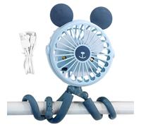 Ventilador De Pulpo Para Cochecito,Ventilador De Cochecito Portátil | Ventilador de camping recargable con diseño de pulpo,Fan silenciosa del carro eléctrico portátil que acampa, ventilador personal d