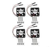 Ventilador de refrigeración 3007 de 5 V compatible con Raspberry Pi 4 modelo B Pi 3 B+ Pi 2 modelo B y Pi para cero silencioso, enfriador de CPU sin escobillas de 30 mm para proyectos de placa de