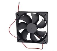 Ventilador de refrigeración axial 12025 con rodamiento de bolas dual, motor sin escobillas, material ignífugo, soplador de aire alto para HVAC industrial, caja de computadora, ventilación de escape