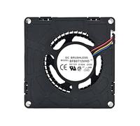Ventilador de refrigeración BFB0712VHD, 12 V, 0,50 A, 6,0 W, 6500 RPM, 7 cm, 7015, 70 x 70 x 15 mm, 2 y 4 cables.(4-Wire)
