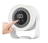 Ventilador de refrigeración, circulador de aire recargable por USB de 7.4 pulgadas para una potente, ventilador portátil silencioso para apartamento, lugar de trabajo, tienda de