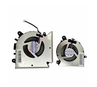 Ventilador de refrigeración compatible con MSI GF63, GF65, GF65 Thin, 10SD, 10SDR, 10SE, 10SER, 9SD, 9SE, 9SEX, 9SEXR, PABD08008SH-N413, PAAD06015SL, N433(PAIR FAN)