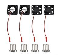 Ventilador de refrigeración de 30 x 30 x 7 mm 3b Raspberry Pi 5v 3b para 2 B 4b para súper silencioso 1592dba 30000 horas de vida útil (4 piezas)