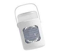 Ventilador de refrigeración de aire multifuncional recargable con ajuste de 3 velocidades, perfecto para uso en oficina o dormitorio, ventilador humidificador