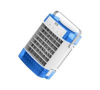 Ventilador De Refrigeración De Aire Portátil De Escritorio Con Control Remoto De Configuración De 3 Velocidades Para Dormitorio Estudio Oficina Escritorio Humidificador