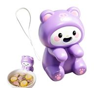 Ventilador de refrigeración de alimentos | Animales de dibujos animados silencioso USB recargable | Ventilador enfriador de sopa | para café guisado té productos de horno, oficina, casa, cocina