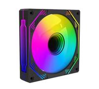 Ventilador de refrigeración de alto rendimiento, 4 pines PWM Fan, ARGB Case Fans, CPU Cooler Fans, Silent Computer Fans, Liquid Radiator Fan 12 x 12 x 2,5 cm