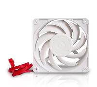 Ventilador de refrigeración de CPU de 120mm, ventilador PWM silencioso de gran volumen de aire, refrigerador del radiador del chasis, perfil bajo, 12V para enfriador de CPU de 4 pines PWM