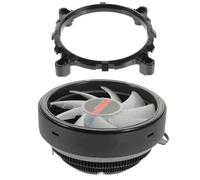 Ventilador de Refrigeración de CPU de Aluminio Rgb para Escritorio | 28 Dba, 56 Cfm y 12cm Rodamiento Hidráulico, 9 Aspas y Luz LED