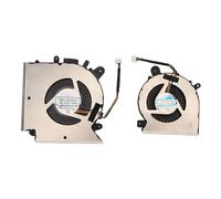 Ventilador de Refrigeración de CPU para Portátil, para MSI GE76 GF66 GL66 MS 1581 CPU GPU Cooler, Ventilador de Refrigeración de 4 Pines para Portátil (Ventilador de