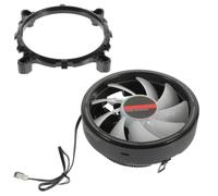 Ventilador de Refrigeración de CPU Rgb 12cm de Aluminio 56 Cfm | Rodamiento Hidráulico, 28 Dba, Diseño de 9 Aspas y Aletas Densas, para PC de Escritorio