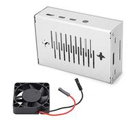 Ventilador de Refrigeración de CPU, Ventilador de Refrigeración para Ventilador de Disipación de Calor Raspberry Pi, Aleación de Aluminio Concisa, Buena Durabilidad para Piezas de Reparación