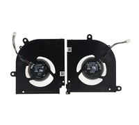 Ventilador de refrigeración de CPU y GPU para MSI Stealth 15M A11UEKV-009US MS-1563 BS5405HS-U4W BS5405HS-U4X