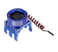 Ventilador de refrigeración de Motor de 42 mm con luz LED integrada, Compatible con Trax-xas y ARR-ma RC 1/8 y 1/10.(Blauw)