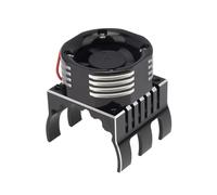Ventilador de refrigeración de Motor de 42 mm con luz LED integrada, Compatible con Trax-xas y ARR-ma RC 1/8 y 1/10.(Schwarz)