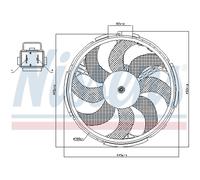 Ventilador De Refrigeración De Motor Para Fiat Stilo 1.9 D Multijet 1.6 16V